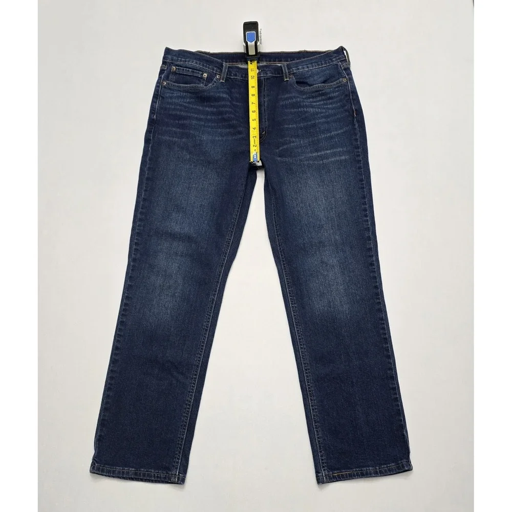 Levis 541 Athletic Taper Jeans Mens 38x32 Dark Wash Indigo Denim 18181-0074
